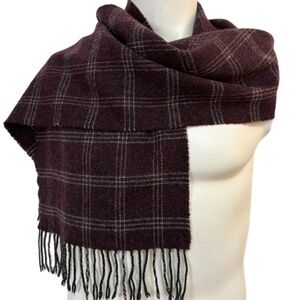 Sanmarco Wool Plaid Scarf - 🇮🇹 Made in Italy 🇮🇹